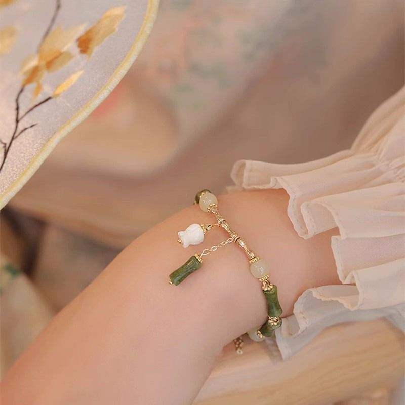 Style Traditional Bamboo Female Design Trendy Bracelets