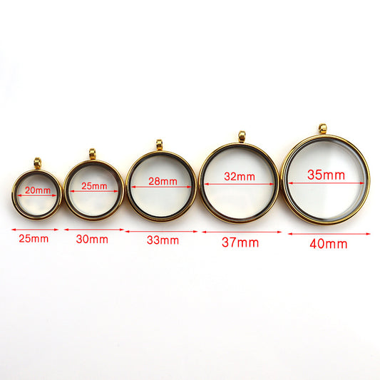 Protection Box Titanium Steel Mountain Ghost Pendants