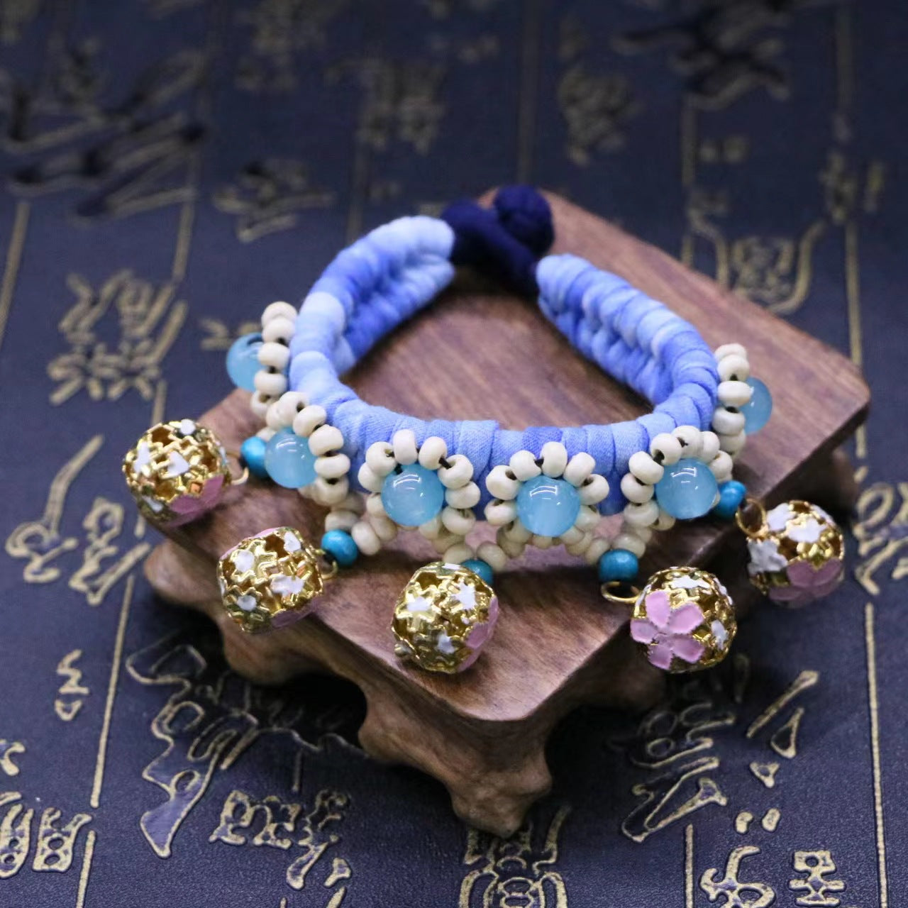 Blue Dyed Yunnan Dali Ethnic Style Cloth Bracelets