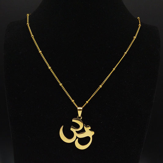 Men's Ornament Stainless Steel Symbol For Trendy Necklaces