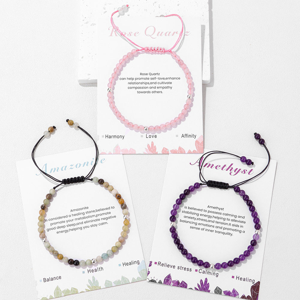 Beads Hand Weaving Card Pack Classic Bracelets