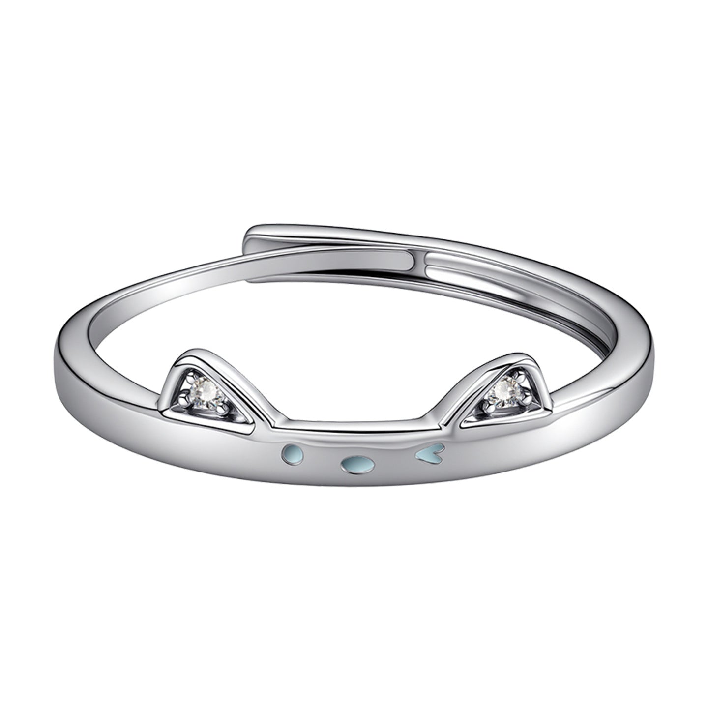 Luxury Simplicity Couple Environmental Protection Copper Geometric Rings