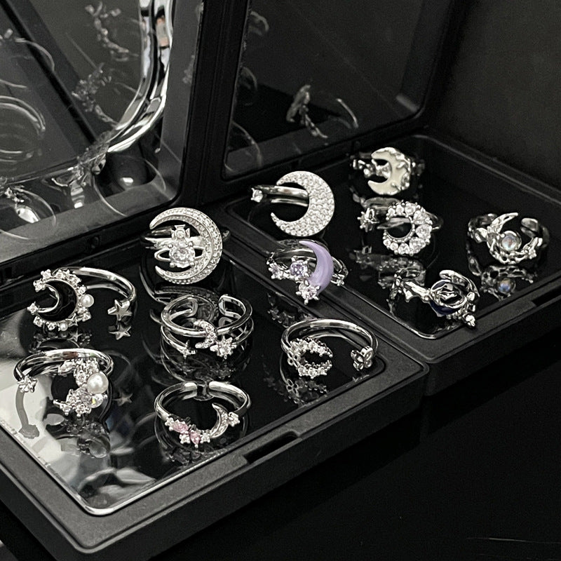 Luxury Niche Design Open Female Refined Rings