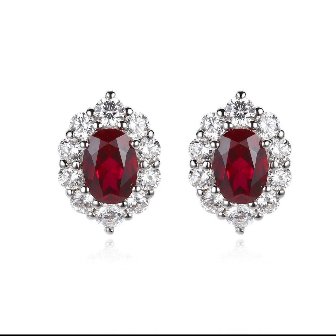 Women's Royal Sapphire Diana High Sense Niche Earrings