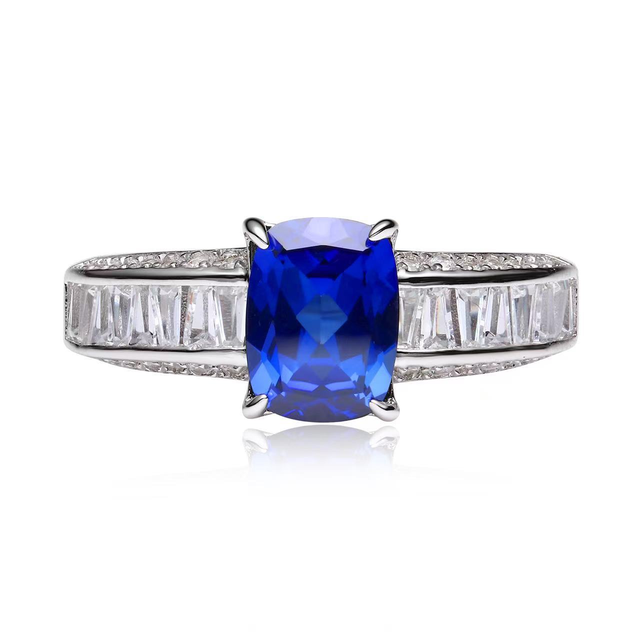 Women's Royal Sapphire Diana High Sense Niche Earrings