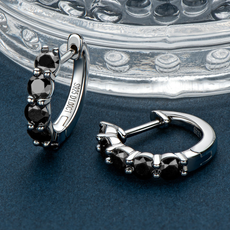 Women's Fashion Moissanite Sterling Sier Niche Temperament Rings