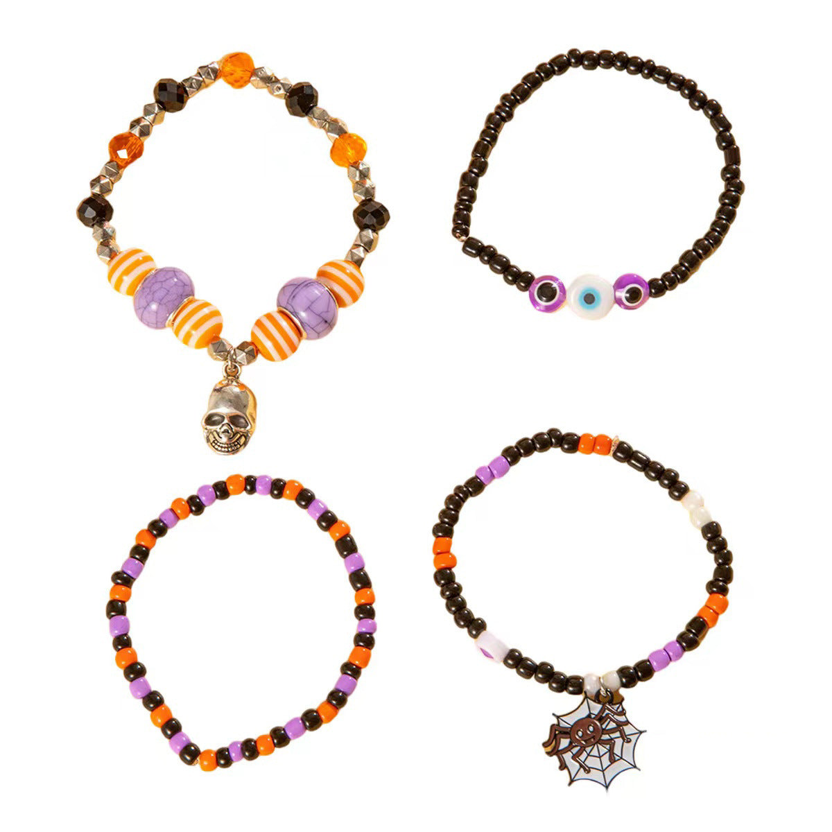 Halloween Funny Ghost Beads Dark Dripping Bracelets