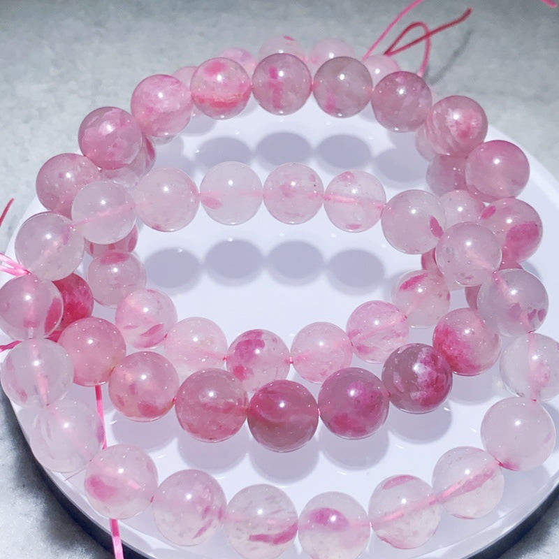 Floating The Dance Of Cherry Blossoms Rose Stone Pink Bracelet