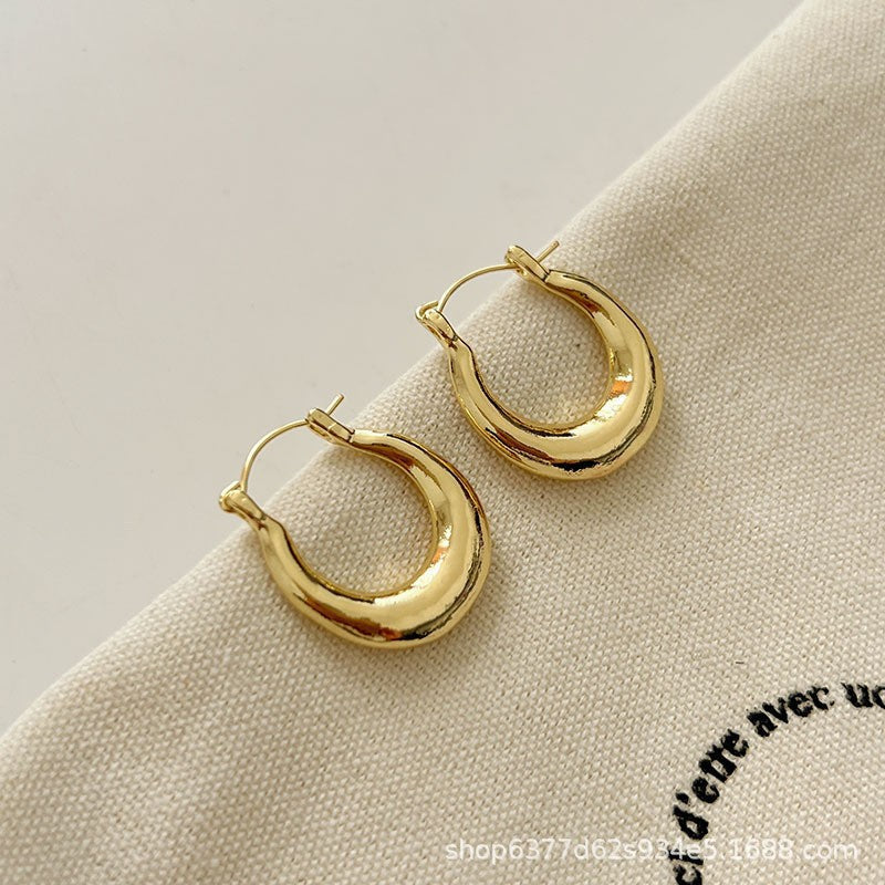 Fashion High Sense Light Luxury Temperament Eardrops Earrings