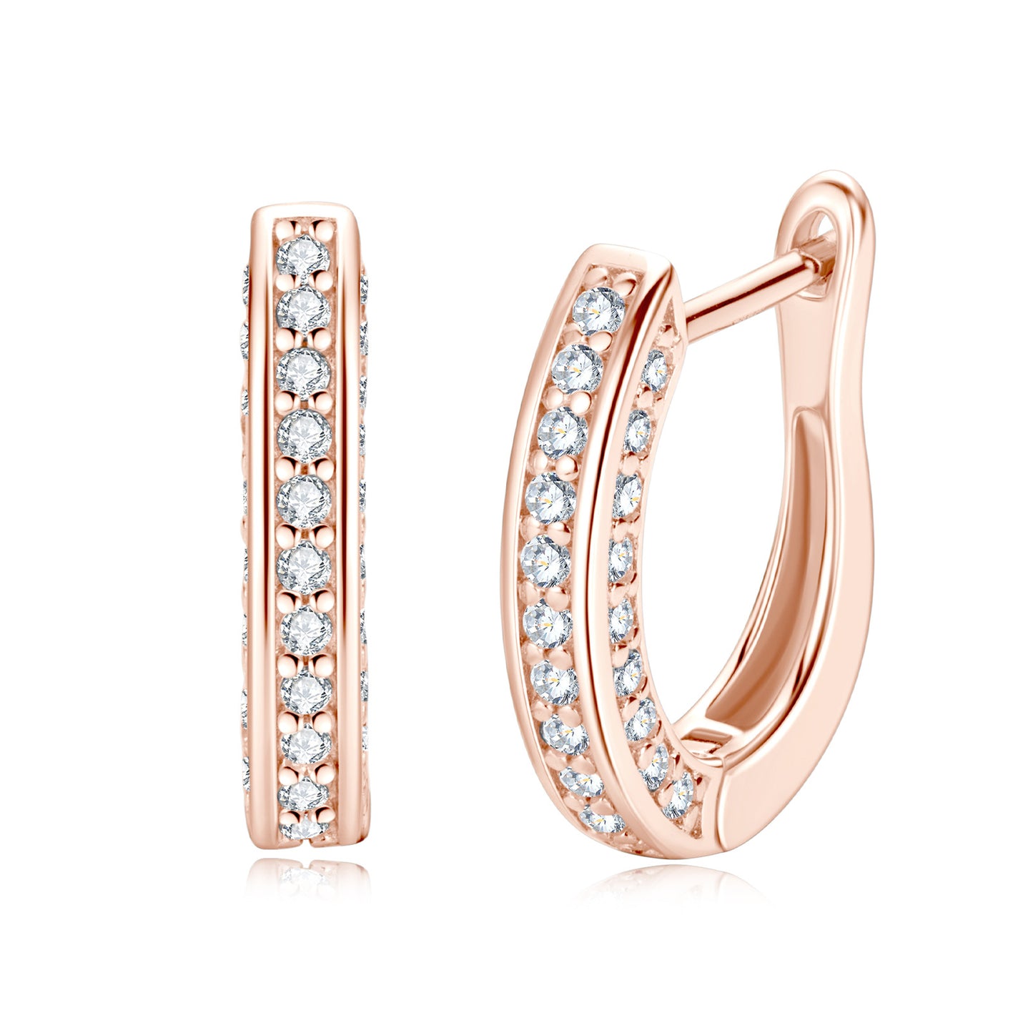 High-grade Moissanite Eardrop Sterling Sier Gold Earrings