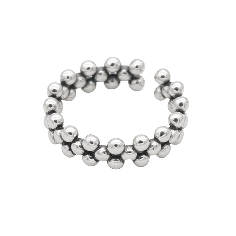 Simple Ball Winding Design Sense Index Rings