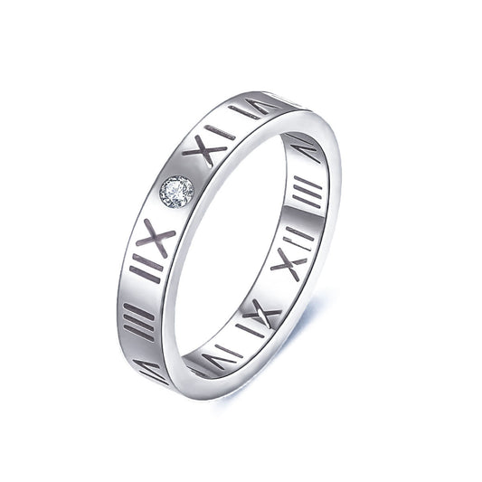 Men's Fashion Temperament Single Trendy Titanium Steel Rings