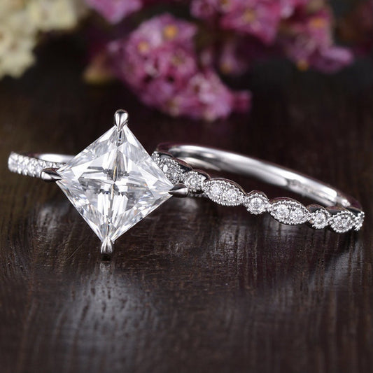 Women's Strictly Selected Diamond Simple Square Accessories Rings