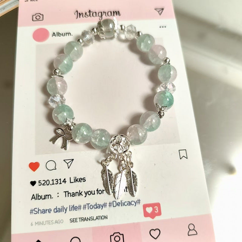 Moon Glazed Female Design Simple High Sense Versatile Bracelet