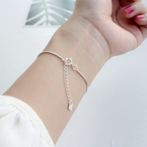 Women's Version Elegant Fine Snake Chain Octagonal Birthday Bracelets
