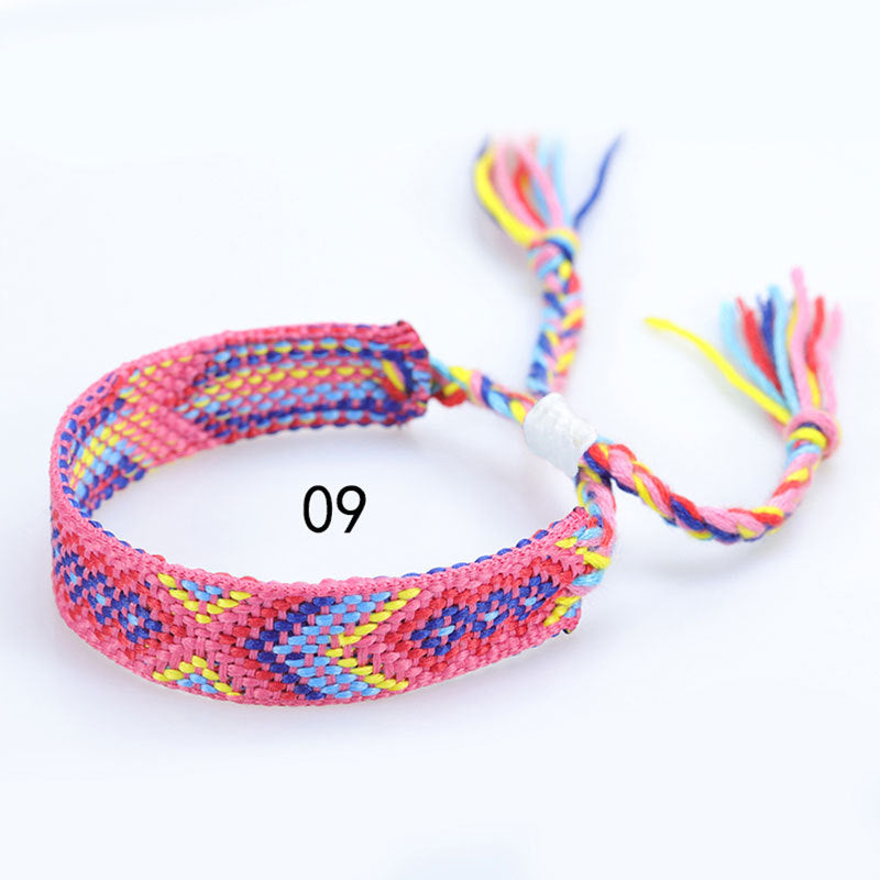 Style Woven Colorful Tassel Lucky Friendship Bracelets