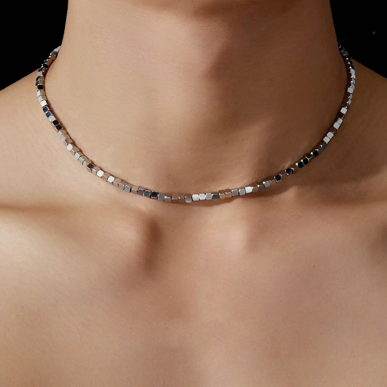 Women's & Men's Steel No Fading Broken Sier Cold Style Design Hip Hop Necklaces