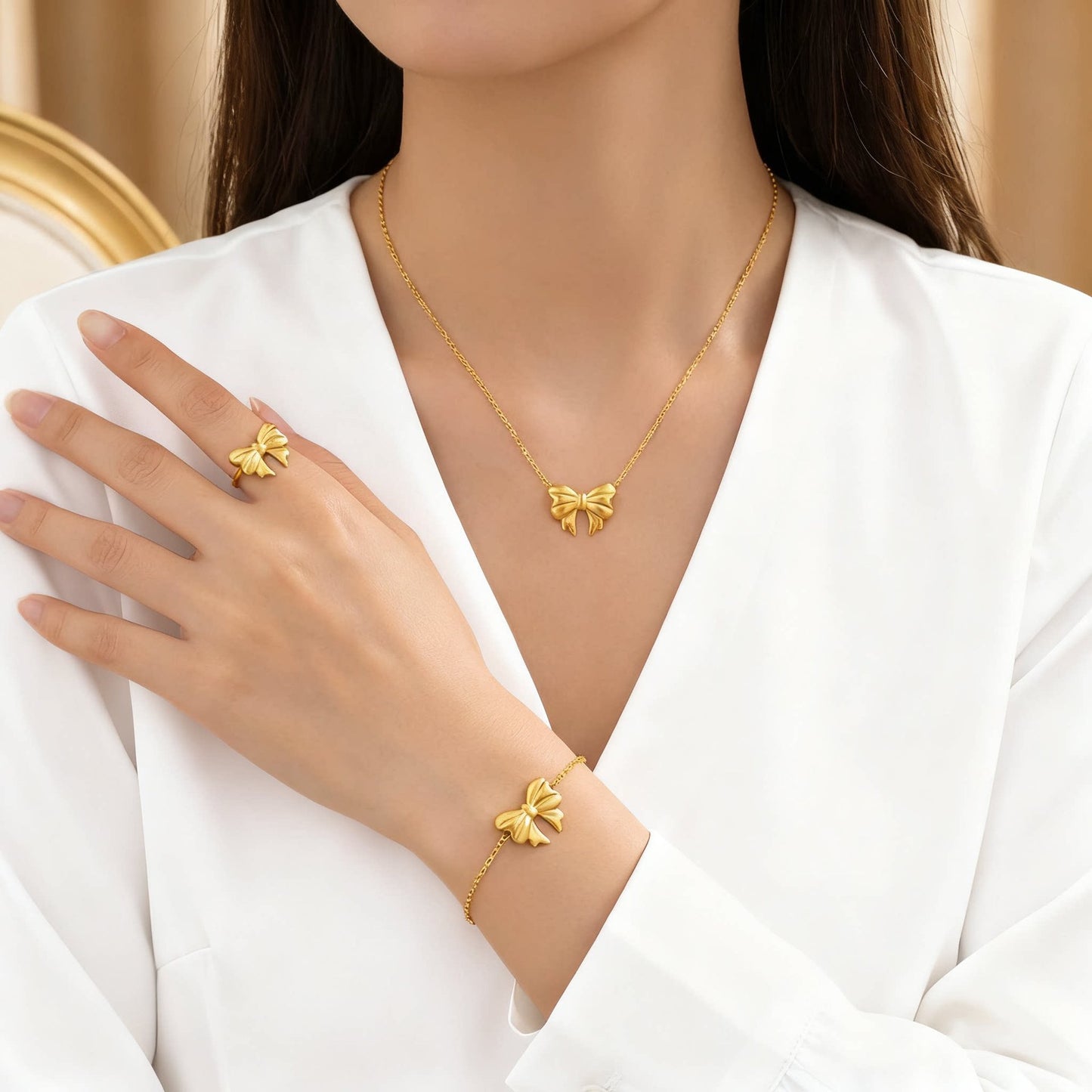 Titanium Steel Design Stainless Gold-plated Exquisite Pendants