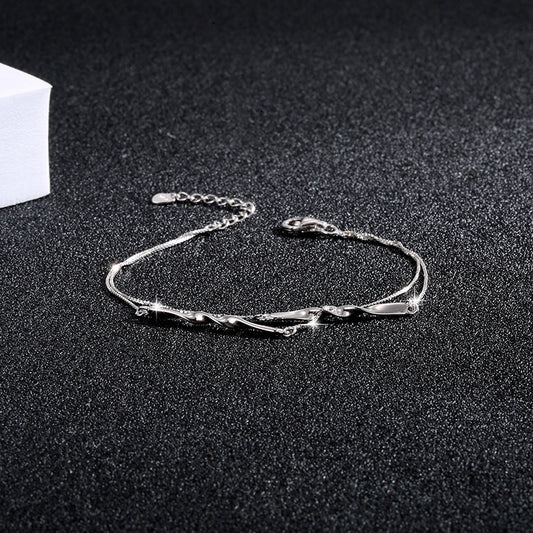 Mobius Simple Cold Style Design Girlfriends Bracelets