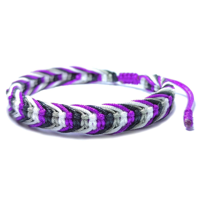 Hand Woven Rope Flag Color Matching Bracelets