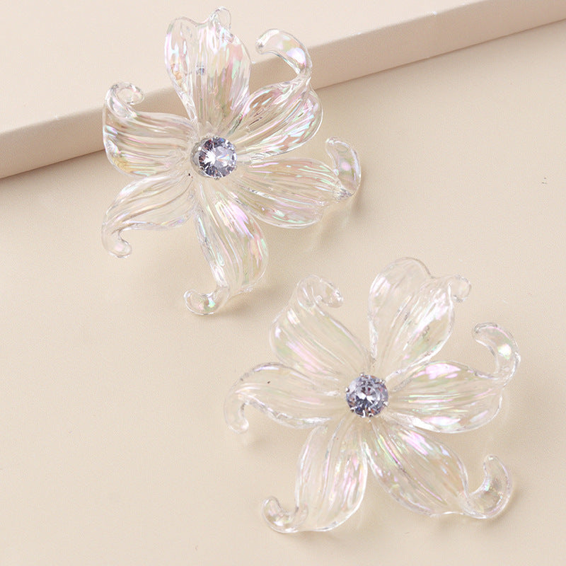 Women's Flower Style Super Fairy Irregular Colorful Rings