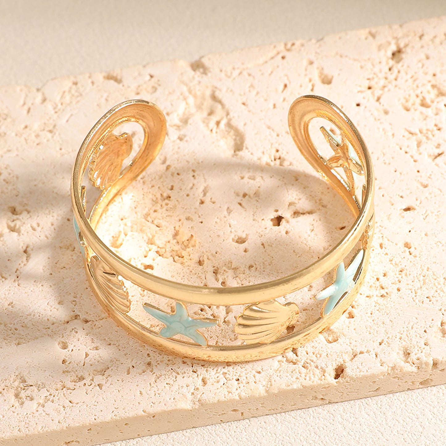 Light Luxury High-grade Drop Oil Open-ended Bracelets