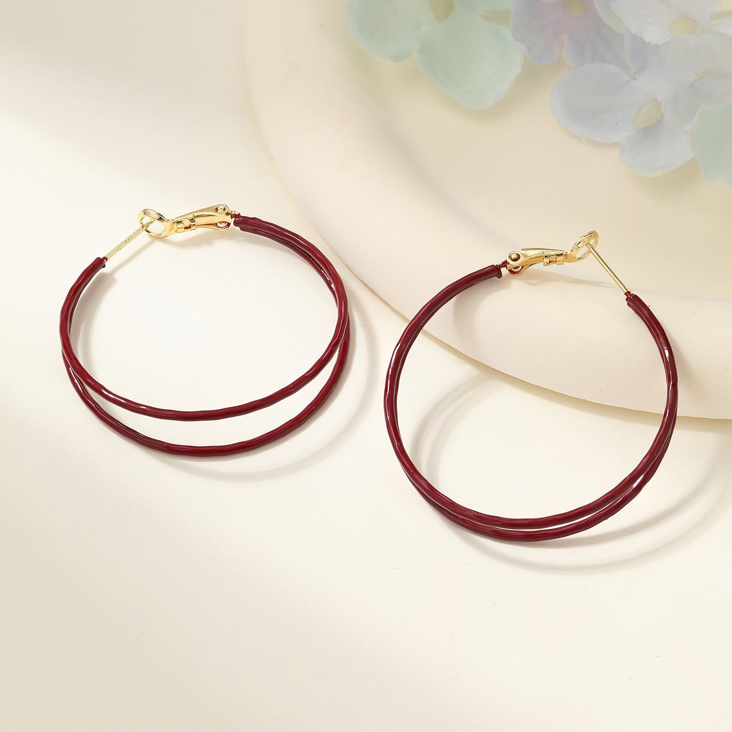 Women's Of Sier Big Hoop Light Luxury High-grade Ear Earrings