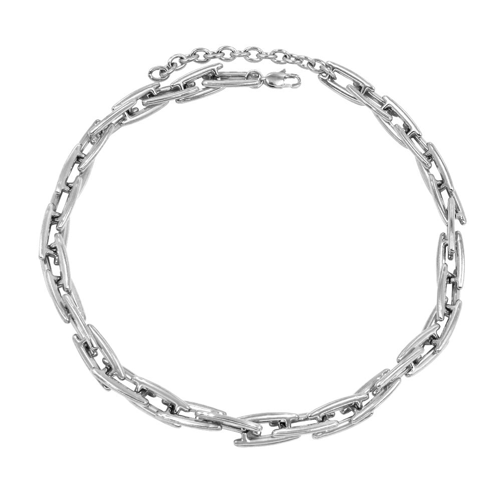 Trendy Stainless Gold Handmade Chain Waterproof Jewelry Set