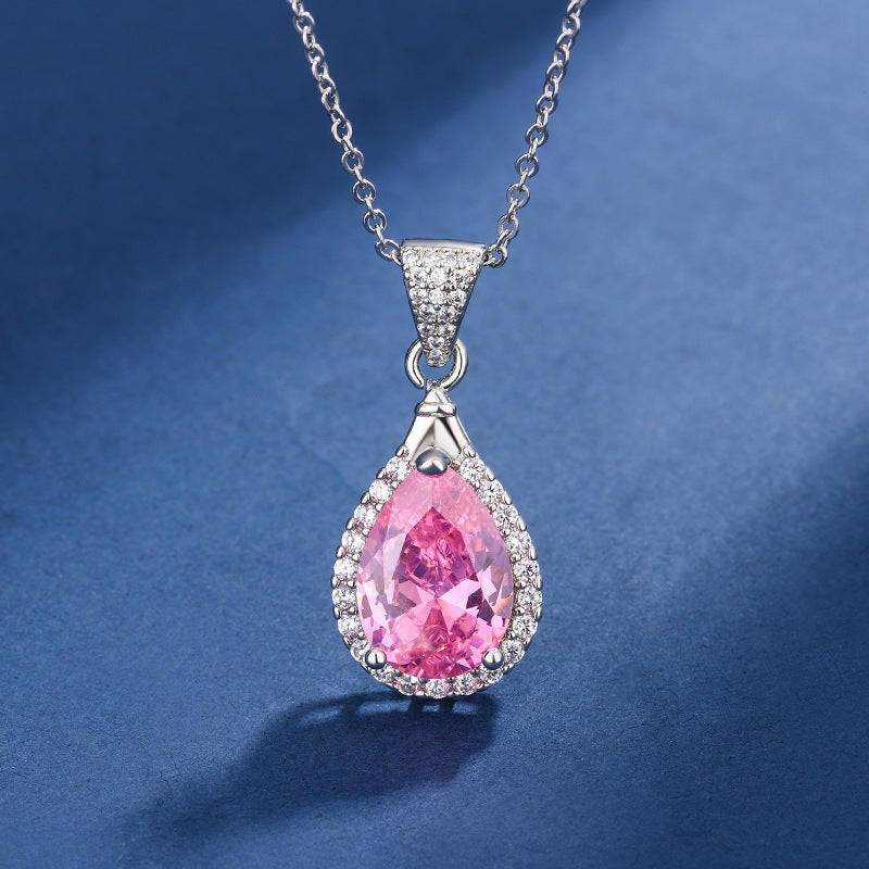 Live Broadcast Three-piece Water Drop Sweet Elegant Luxury Rings