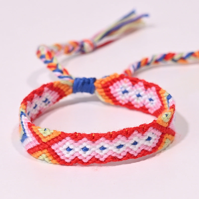 Stepped Into Nepal Ethnic Style Hand-knitted Bracelets