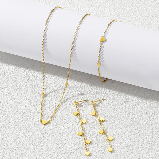 Small Heart Sweet Cool Cute Niche Design Necklaces