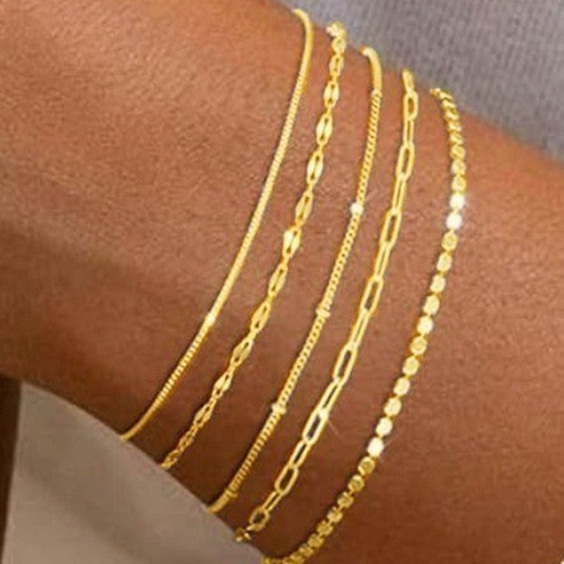 Ornament Exquisite Suit Personality Retro Metal Bracelets