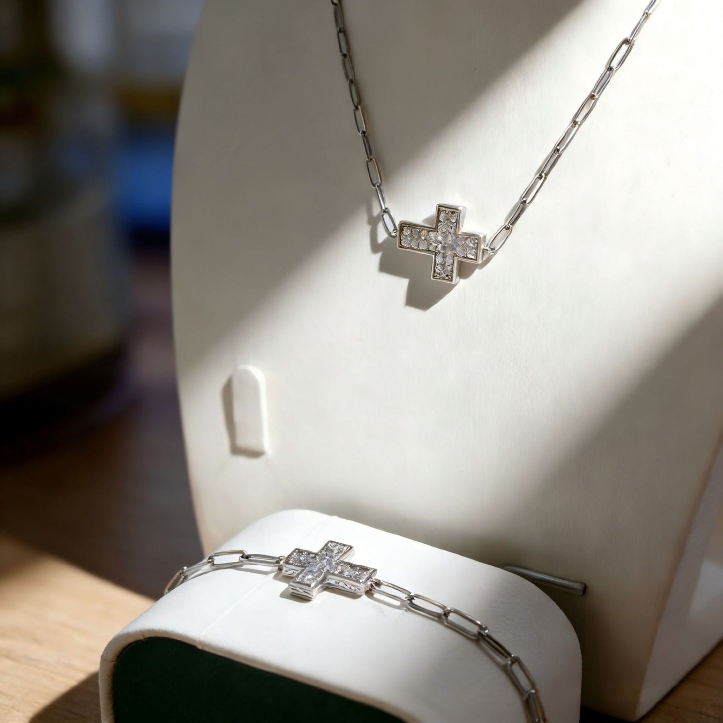 Copper Zircon High Luxury Handmade Cross Without Stainless Steel Pendant