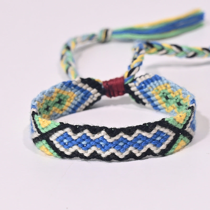 Stepped Into Nepal Ethnic Style Hand-knitted Bracelets