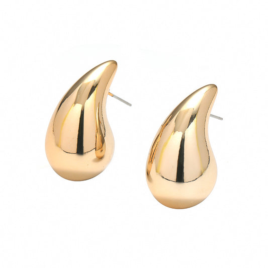 Women's Drop Ear Temperament Personality Metallic Teardrop Earrings