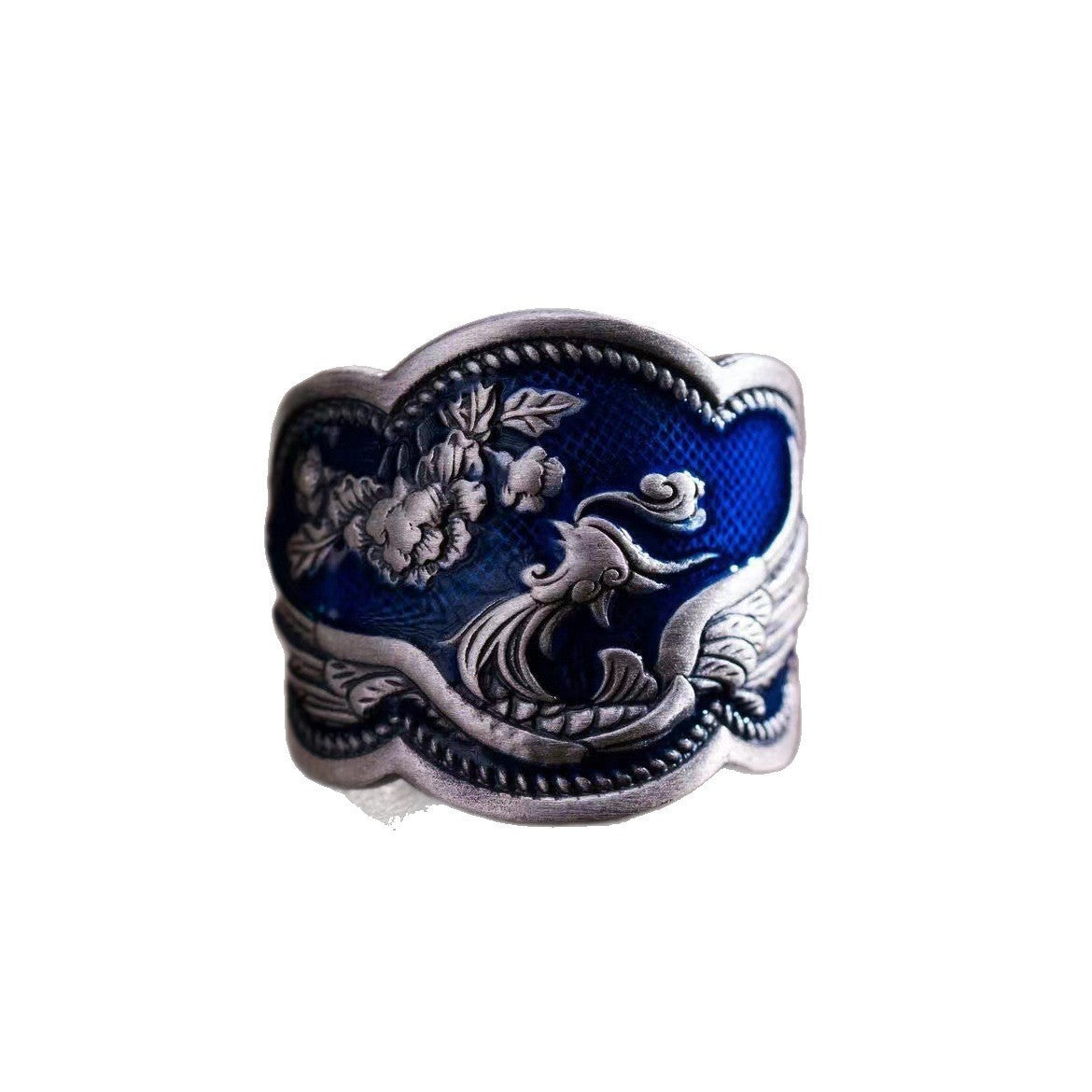 Phoenix Ethnic Style Open Female Retro Personality Ring