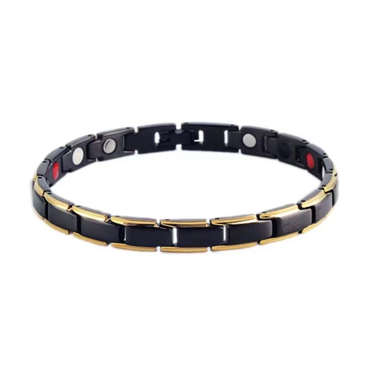 Men's Retro Metal Magnet Female Accessories Light Bracelets