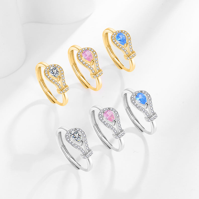 Affordable Luxury Fashion Inlaid Zircon Female Rings