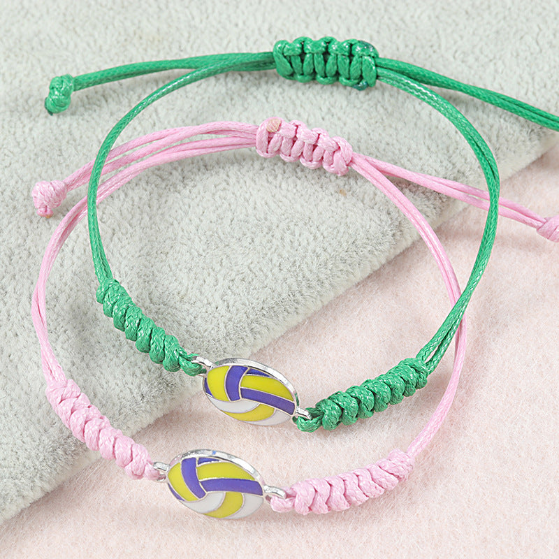 Baseball Football Softball Volleyball Rugby Resin Bracelets