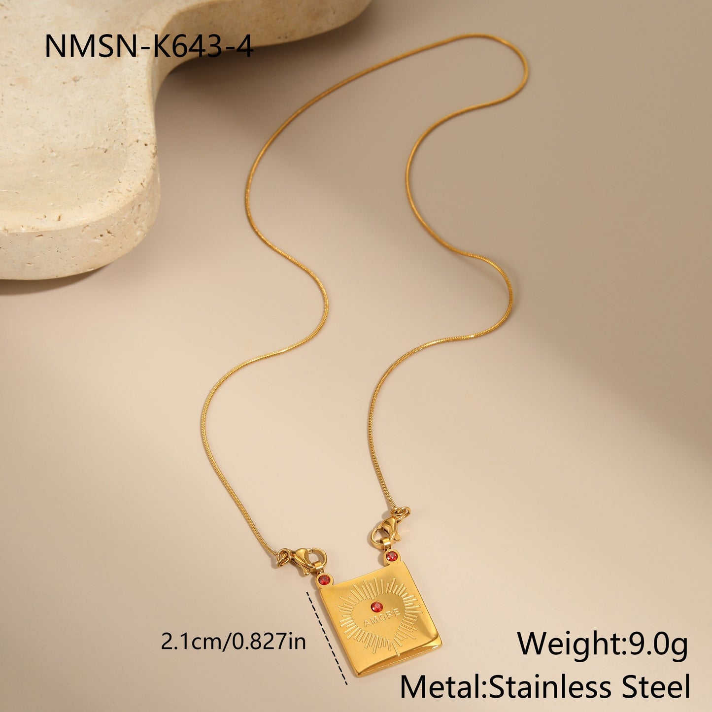 Titanium Steel Valentine's Day Gift Love Souvenir High Jewelry Set