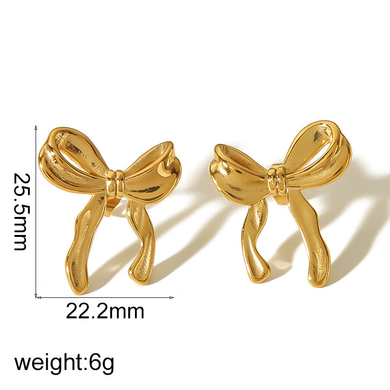 Women's Titanium Steel Light Luxury High Sense Earrings