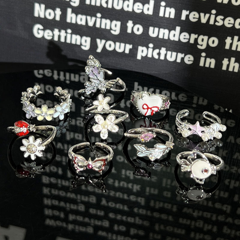 Fish Geometric Open Female Special Interest Light Ring