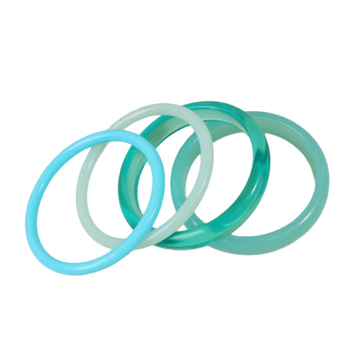Fashion Resin Glossy Design Smudges Simple Bracelet