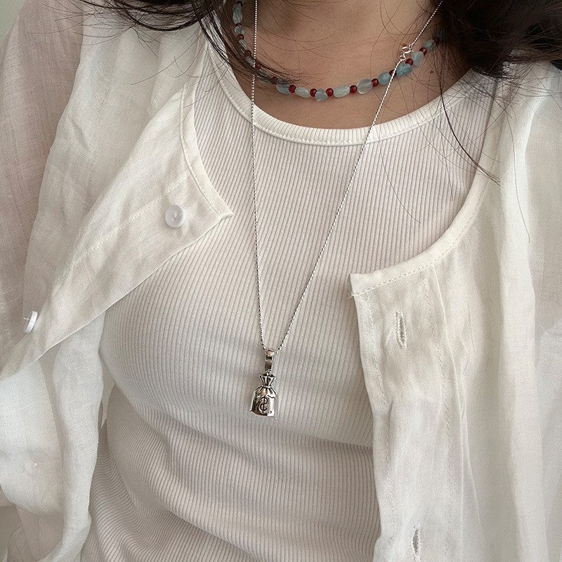 Collection Entire Sterling Sier Material Long Necklaces