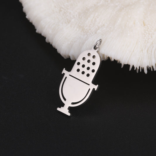 Musical Instrument Modeling Guitar Microphone Headset Saxophone Pendants