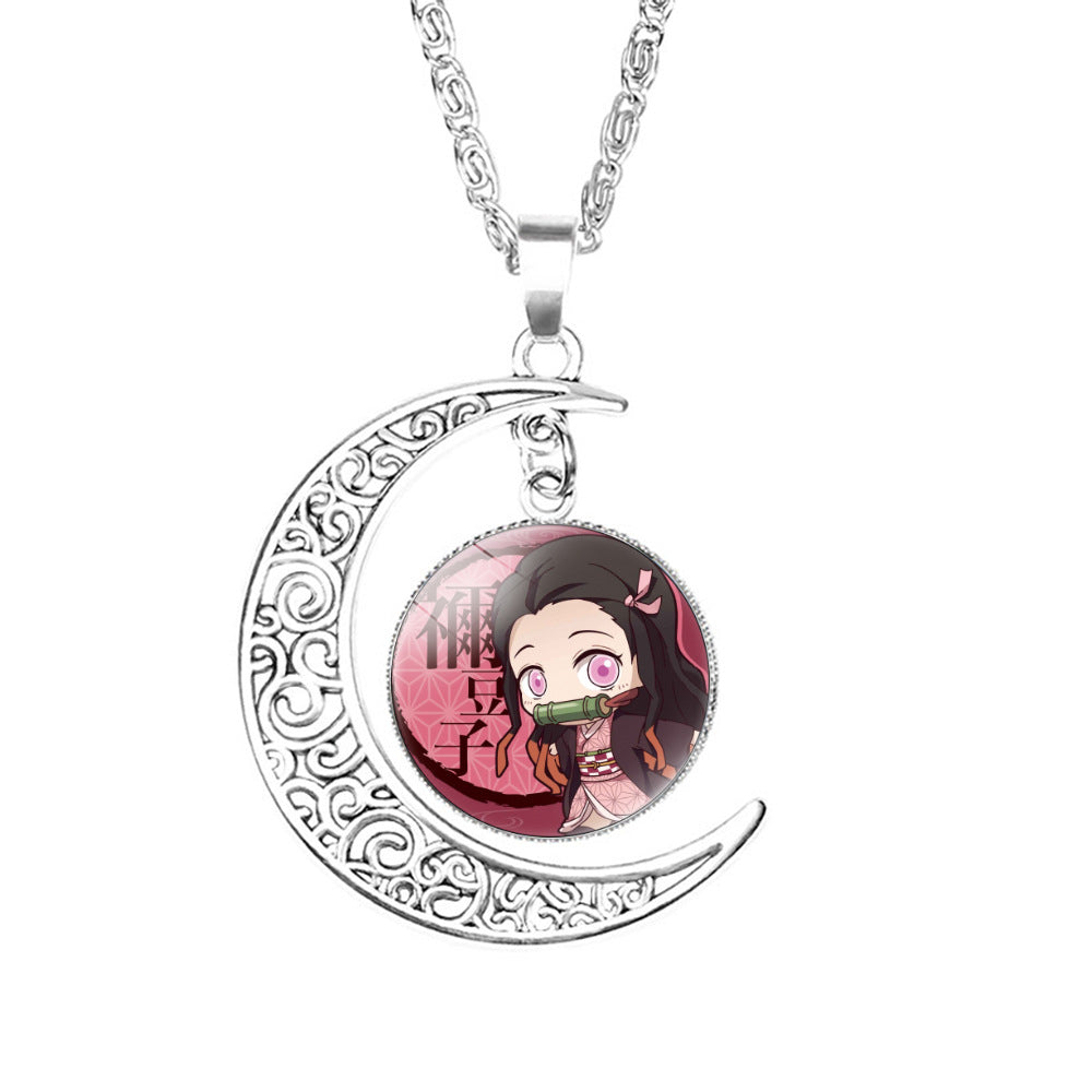 No Moon Gem Stove Door Anime Necklaces