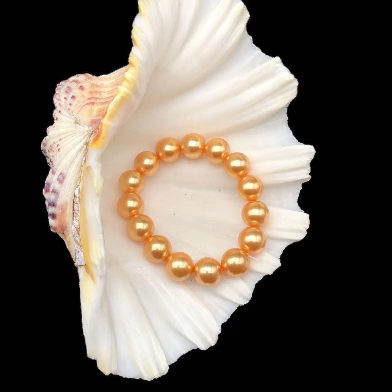 Flawless Shell Pearls Does Not Fade Perfect Circle Strong Bracelets