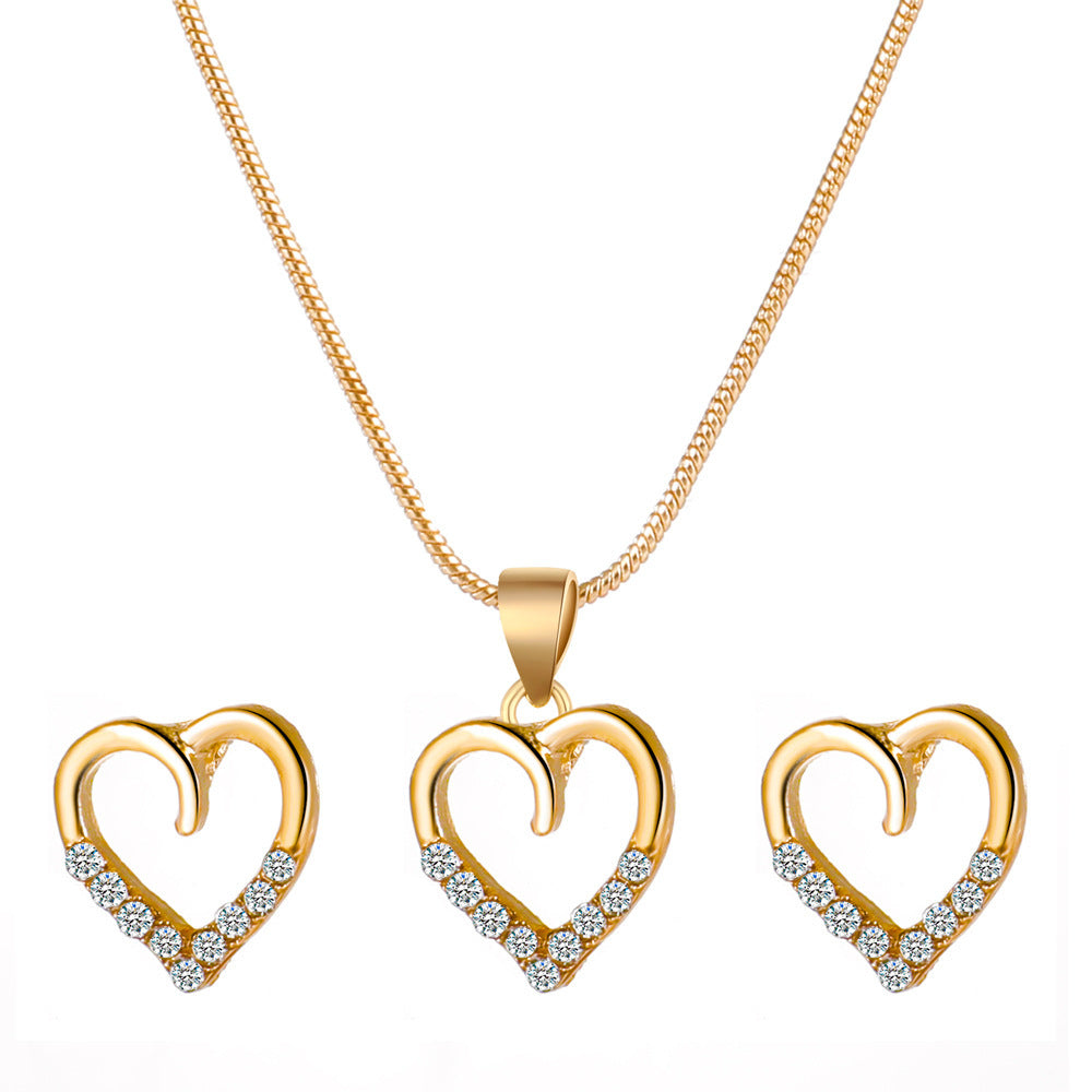 Temperament Water Drop Geometric Ear Personality Jewelry Set
