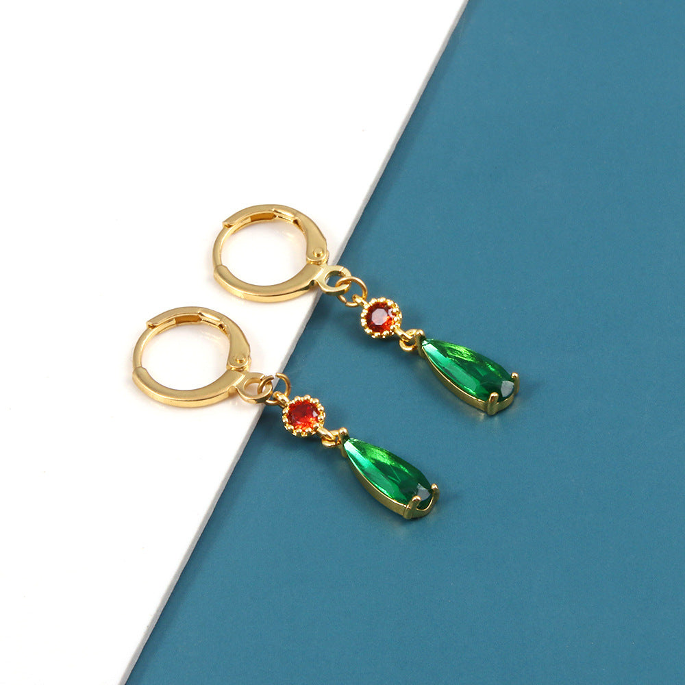 Emerald Hal Hall Zircon Copper Surrounding Without Rings