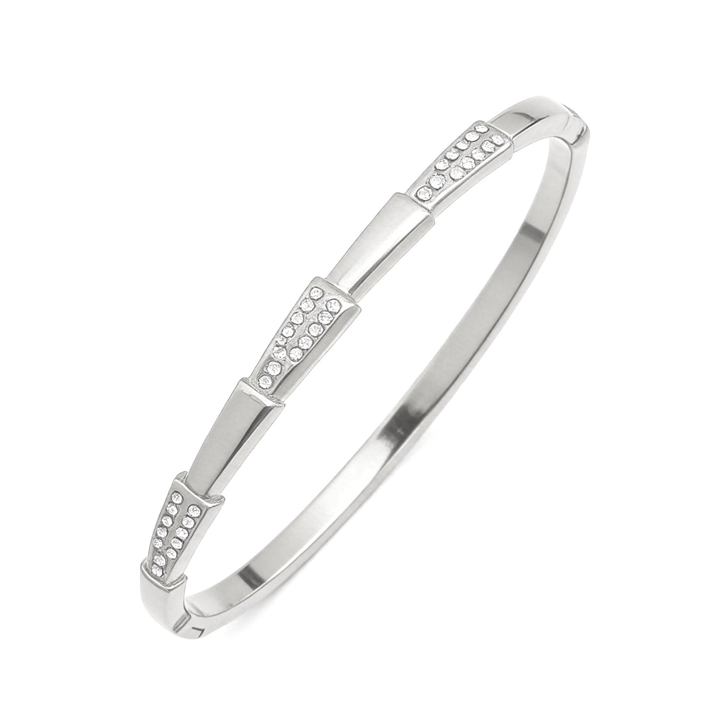 Open Stainless Steel Hydraulic Light Luxury High-grade Exaggerated Design Sense Bracelets